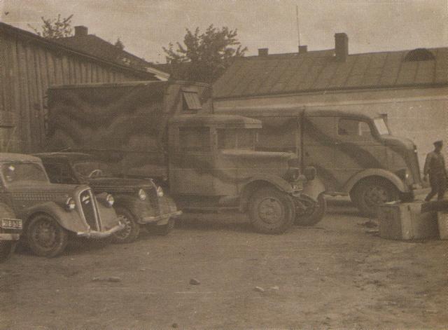 Осінь 1939 року. Військова техніка, захоплена Червоною армією у поляків